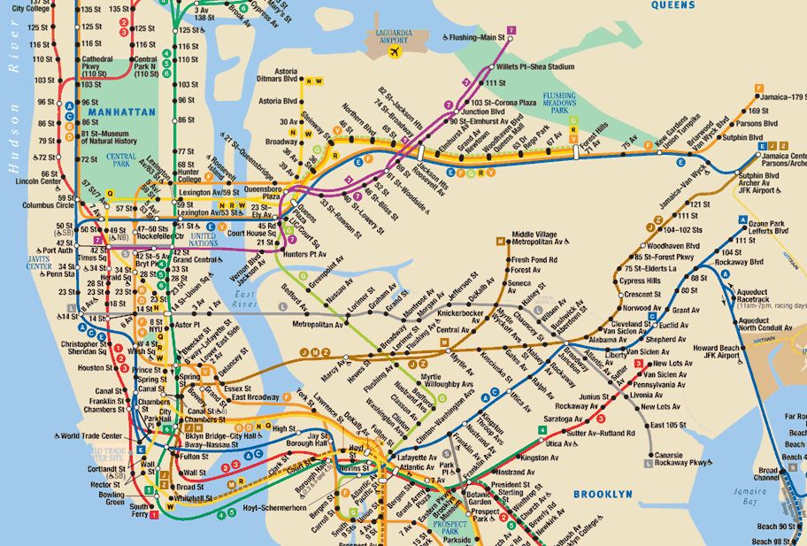 map new york